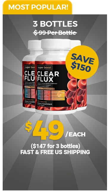 Clear Flux™ 3 bottles pricing